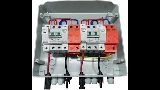 Surge protector SPD installation for PV solar systemsAI [upl. by Tut809]