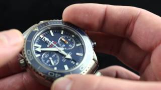 Omega Seamaster Planet Ocean 600M Chronograph Luxury Watch Review [upl. by Walt105]