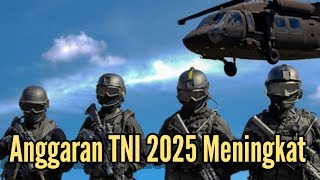 Anggaran TNI 2025 meningkat dari 2024 tni kemenhan [upl. by Bernardi555]