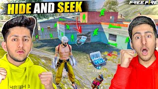 Playing Hide amp Seek In Full Map With Sunny Who Finds More Noobs  Garena Free Fire [upl. by Irahcaz]