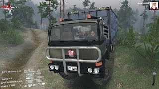 Spintires  TATRA Terrno 12x12 [upl. by Aksel]