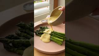 EASY Vegan Hollandaise Sauce 🤤🌿 recipe in my blog 🔗 hollandaise hollandaisesauce asparagus [upl. by Ellenaj563]