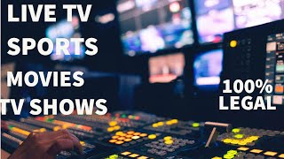 Live Tv With Sports Movies And More 100 LEGAL [upl. by Peti]