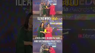 iLEAD at the TechEDU India Awards 2024 By The Economic Times awards ilead [upl. by Abdul298]