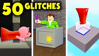 50 PIGGY GLITCHES in PIGGY in Roblox [upl. by Aihseket]