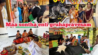 Maa sontha enti gruhapravesam lakshmi ganapathi homam and bhojanalu [upl. by Oicnerolf]