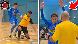 I Played in a PRO FUTSAL MATCH amp The REF Got SERIOUS Football Skills amp Goals [upl. by Verge]