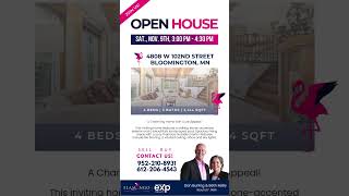 Open House at 4808 W 102nd Street Bloomington MN 55437 minnesotahomes [upl. by Nitin]