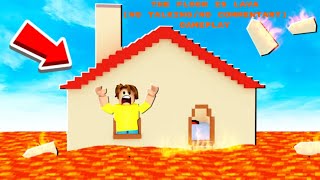 The Floor Is LAVA Gameplay  No TalkingNo Commentary  Roblox [upl. by Seabrook]