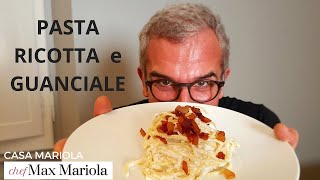 PASTA alla PECORARA alla romana con RICOTTA e GUANCIALE  Ricetta di Chef Max Mariola [upl. by Armillas]