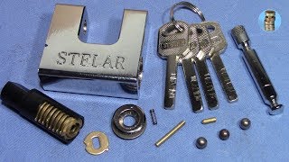 picking 653 STELAR disc detainer Lock  fun while exploring how disc detainers work [upl. by Buschi]