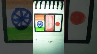 🇮🇳🇨🇭🇯🇵  how to draw a rectangular shaped flag  how to  India vs Switzerland trendingshorts [upl. by Htnamas783]