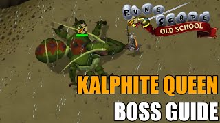 Old School RuneScape  Kalphite Queen Boss Guide [upl. by Kane154]