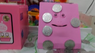 🌈🌈🌈🌈ASMR HUNGRY FACE LOVES EATING COINS CHALLENGE 🌈🌈🌈 [upl. by Seuqirdor581]