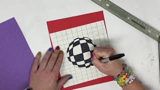 How to Make an Op Art Sphere [upl. by Dyl639]