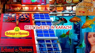 RehmateShereen  RehmateShereen Complete Visit  Best Sweets In Karachi  Best Vlog [upl. by Aluap]