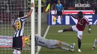 IL GOL DI MUNTARI MILANJUVE 25022012  HD [upl. by Sillsby]