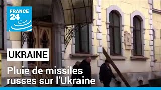 Pluie de missiles russes sur lUkraine au moins 4 morts et 92 blessés selon Zelensky • FRANCE 24 [upl. by Cooe]