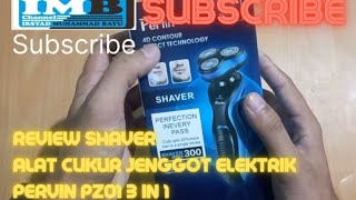 Review Alat Cukur Jenggot Elektrik Shaver Perfin PZ01 Link di Pembelian Deskripsi [upl. by Brucie]