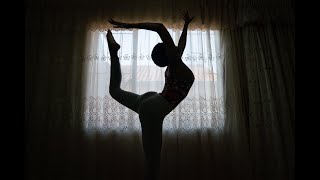 13yearold teaches herself gymnastics  NEW FRAME [upl. by Atikihc]