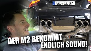 Rennsport Sound für den BMW G87 M2💥 MX Motorsports [upl. by Edaj]