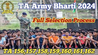 TA Army Selection Process 2024 ll TA Army Full Selection Process ll Full Selection Process 202425 [upl. by Enilecram]