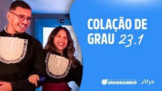 COLAÇÃO DE GRAU UNIGRANRIO AFYA  FORMANDOS 20231 [upl. by Lois]