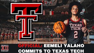 Texas Tech Men’s Basketball Eemeli Yalaho COMMITS To Texas Tech  Scouting Report Big 12 [upl. by Meisel]