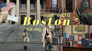 Le weekend d’automne parfait ☕️🤎 l Boston vlog 🇺🇸 [upl. by Nydroj]