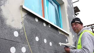 Application and installation of an external wall insulation system [upl. by Pfosi549]