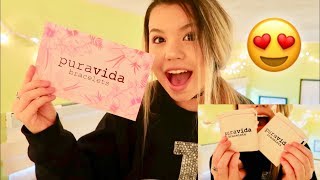 pura vida bracelets unboxing amp review♡ [upl. by Lauritz]