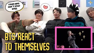 BTS Reaction to Themselves Cute and Funny Moment [upl. by Alta]