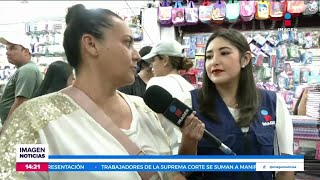 Padres de familia abarrotan las papelerías de Jalisco  Noticias con Crystal Mendivil [upl. by Eyeleen]