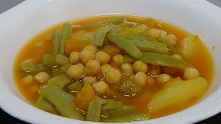 Guiso de Garbanzos con Verduras  Comida Sana 🧅🥕🥔 Sin Grasas [upl. by Iznik919]