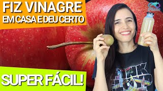 FIZ VINAGRE DE MAÇÃ PROBIÓTICO COM 3 INGREDIENTES  FÁCIL E SUSTENTÁVEL [upl. by Amy734]