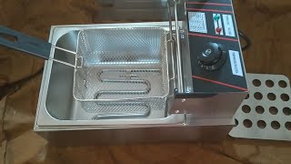 SINGLE TANK 200V ELECTRIC DEEP FRYER UNBOXING AND REVIEW I ELECTRIC DEEP FRYER 2020 [upl. by Lonny]