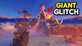 HOW TO BECOME GIANT IN FORTNITE CHAPTER 5 SEASON 3  CRAZY GLITCH fortnite gaming [upl. by Olumor]