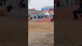 Long jump national players best record fouji power running power youtube viral video [upl. by Krell66]