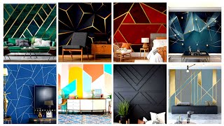 Creative Geometric Wall Art Designs  Decorate Your Wall Like These Designs  Home Decoration Place [upl. by Echo151]