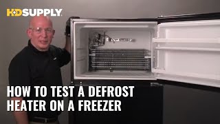 How to Test a Defrost Heater on a Freezer  HD Supply [upl. by Pasia]