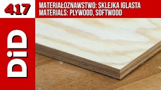 417 Materiałoznawstwo sklejka iglasta  Materials plywood softwood [upl. by Fonzie]