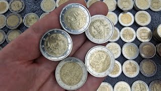 1800€ 2 euro coin 🏹 hunt RARE 🇪🇺 Collectable coins [upl. by Cogen]