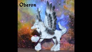 Custom Virgil Gypsy Vanner Unicorn Pegasus Stablemate Breyer Horse Dec 2018 [upl. by Berardo127]