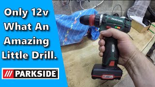 ParksideLidi 12v Cordless screwdriver  Drill 12V PBSA 12 D4 Unboxing amp Review [upl. by Flora]