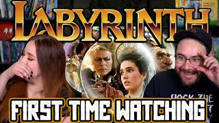 Labyrinth 1986 MOVIE REACTION  His FIRST TIME WATCHING  Jim Henson  David Bowie [upl. by Evin514]