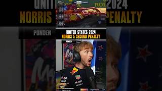 Norris Gets a 5 Second Penalty 😱  2024 United States Grand Prix [upl. by Benetta426]