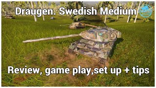 World of Tanks Console  PS4  Draugen Lansen C review  My tips set up and guide to playing [upl. by Ericka]