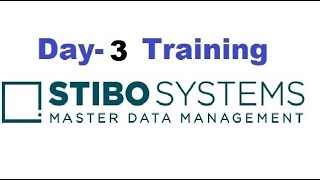 STIBO Training Master Data Management  STEP MDMTrainig day3PIM  StiboSystems mdm [upl. by Charpentier]