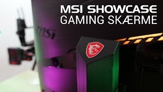 MSI Showcase Gaming Skærme [upl. by Leseil]