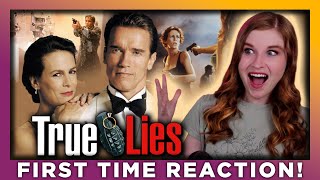 TRUE LIES 1994  MOVIE REACTION  FIRST TIME WATCHING [upl. by Anitac]